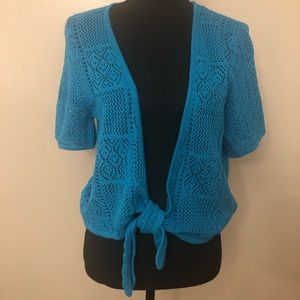 Alfred Dunner Top Front Tie NWOT